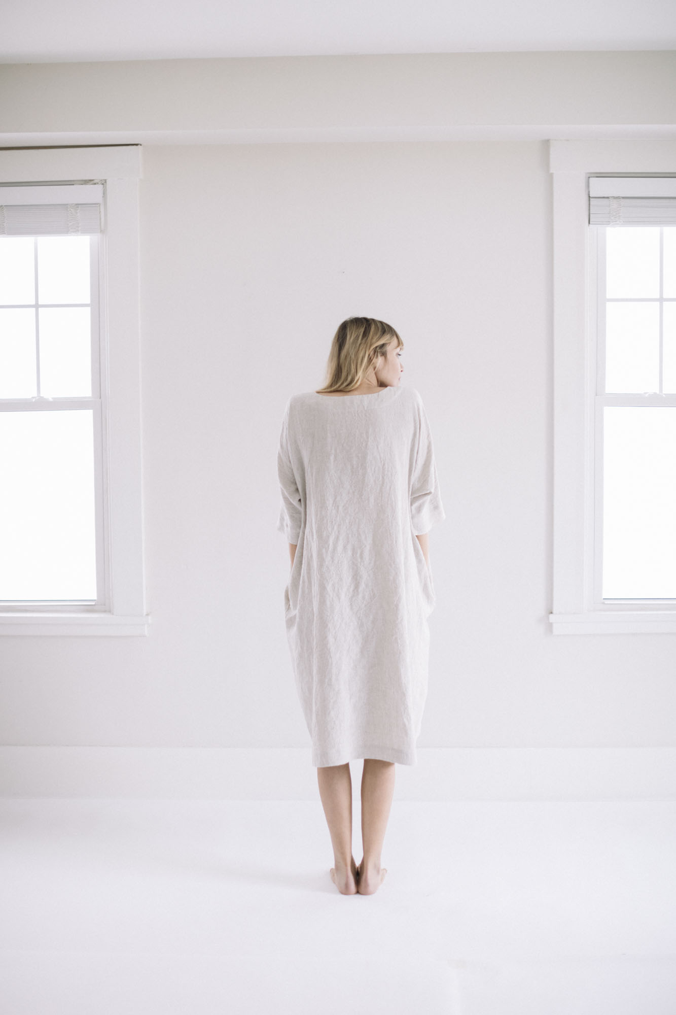 Ashford dress natural linen – SOLD OUT – Petria Lenehan